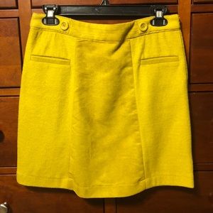 Cooperative Yellow-Green Mini Skirt